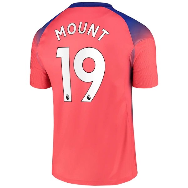 Camiseta Chelsea NO.19 Mount Tercera Equipación 2020-2021 Naranja